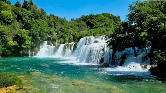 Die Krka Wasserfälle in Kroatien