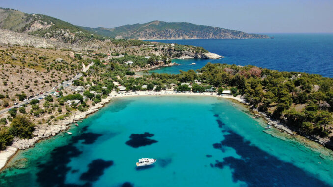 Die Insel Thassos in Griechenland