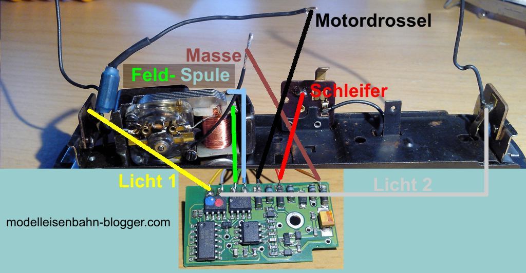 Märklin 3034 mit Uhlenbrock AnDi 75000 Decoder