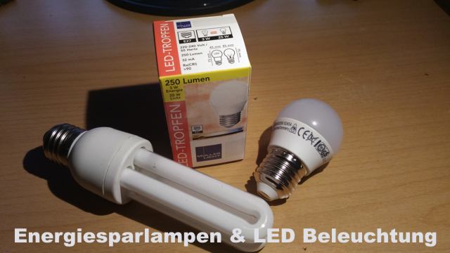 Energiesparlampen & LED Lampen