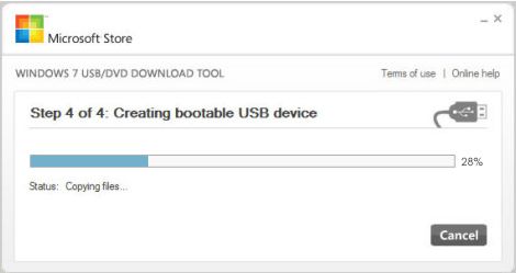 Das WIndows 7 USB Download Tool
