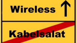 Kabellos, Wireless, Kabelsalat